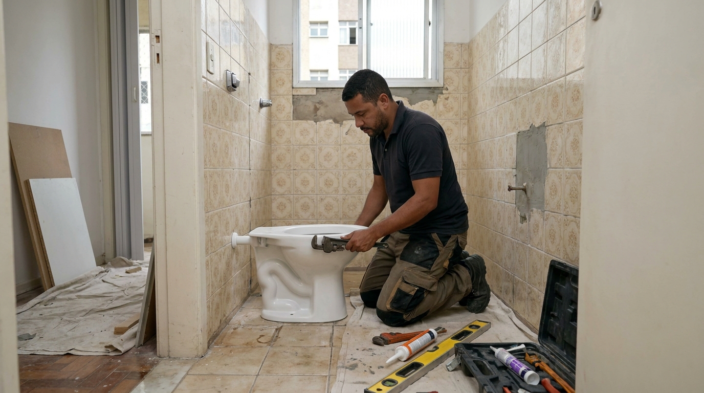 Reforço de vedação sanitária em Passo Fundo-RS